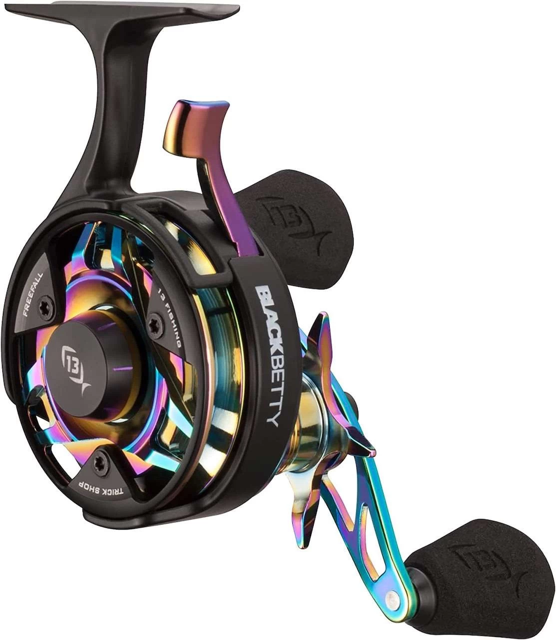 13 Fishing BBCFFTS222.5-RH FreeFall Carbon Trick Shop Edition Ice Reel 3 13 Fishing BBCFFTS222.5-RH FreeFall Carbon Trick Shop Edition Ice Reel