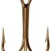 Mustad 3551 1-14 Bronzed Superior Treble Hook - Size 2 -Visserij Vondsten 3551 mus 0035 2 57415.1650817296.386.513