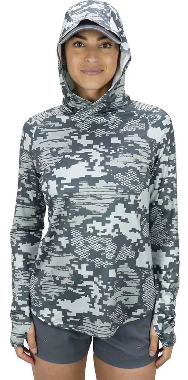 Aftco Womens Tactical Camo Hooded Shirt 3 Aftco Womens Tactical Camo Hooded Shirt