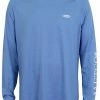 Aftco Yurei Performance Long Sleeve Shirt - Nautical Blue Heather - M -Visserij Vondsten aftco yurei performance long sleeve shirt nautical blue heather m 37773.1651366558