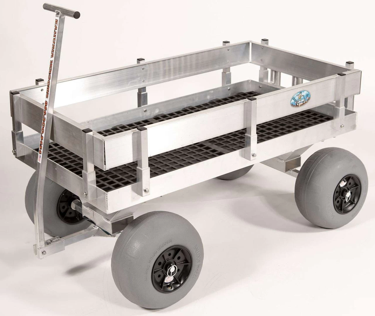 Alumacart Big Kahuna Beach Wagon W/UV Decking 3 Alumacart Big Kahuna Beach Wagon W/UV Decking