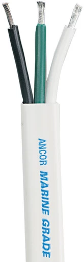 Ancor White Triplex Cable - Flat