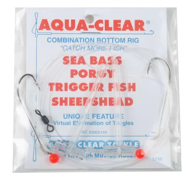 Aqua-Clear SP-4B Sea Bass-Porgy High/Low Rig 3 Aqua-Clear SP-4B Sea Bass-Porgy High/Low Rig