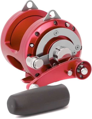 Avet EX 30/2 RH-RD Two-Speed Lever Drag Big Game Reel - Red 3 Avet EX 30/2 RH-RD Two-Speed Lever Drag Big Game Reel - Red