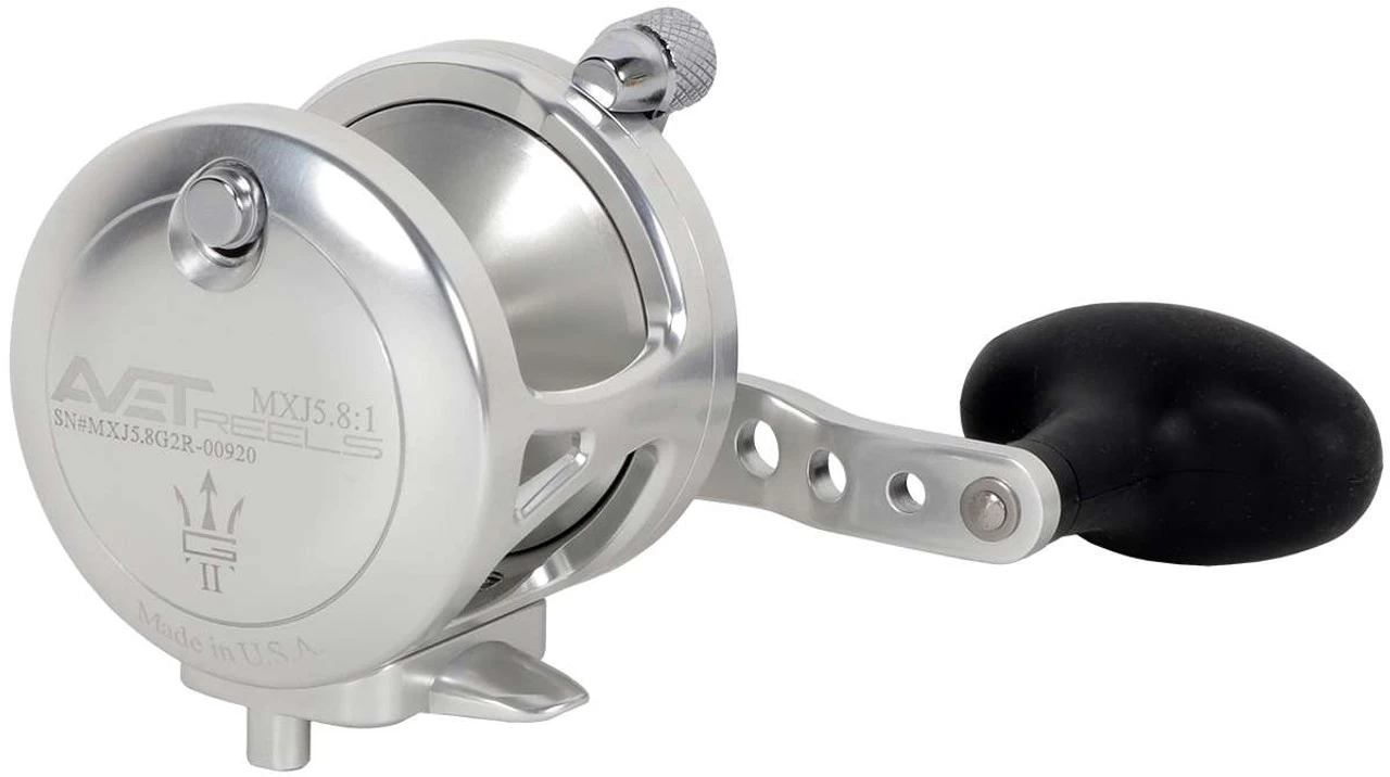 Avet MXJ 5.8 G2 1 Speed Reel - Silver (No Glide Plate) 4 Avet MXJ 5.8 G2 1 Speed Reel - Silver (No Glide Plate) - Image 2