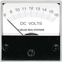 Blue Sea 8028 DC Analog Micro Voltmeter - 2 In. Face 8-16 Volts DC