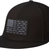Columbia PFG Fish Flag Mesh Flat Brim Ball Cap