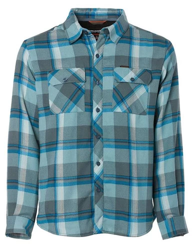 Grundens Kodiak Insulated Long Sleeve Shirt - Dark Slate Plaid - X-Large 3 Grundens Kodiak Insulated Long Sleeve Shirt - Dark Slate Plaid - X-Large