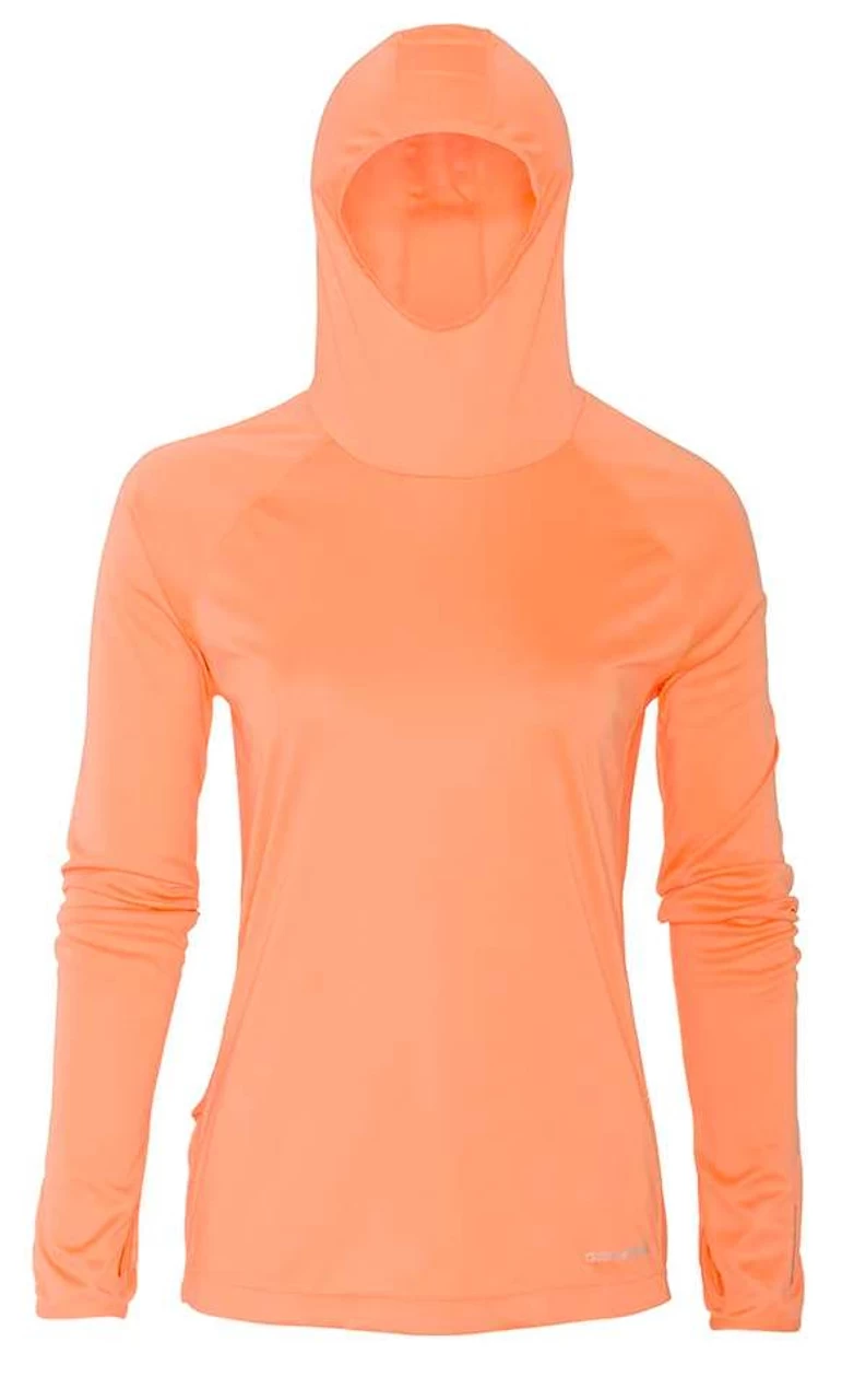 Grundens Womens Solstrale Hoodie - Coral - Large 3 Grundens Womens Solstrale Hoodie - Coral - Large
