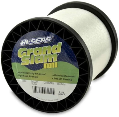 Hi-Seas Grand Slam Mono 2 Lb. Spool Clear 3 Hi-Seas Grand Slam Mono 2 Lb. Spool Clear