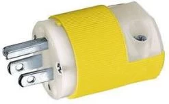 Hubbell 52CM66C Insulgrip Plug 15A 125V