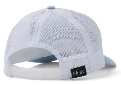 Huk Angler Trucker Hat - Carolina Blue -Visserij Vondsten huk angler trucker hat carolina blue 37113.1651291503