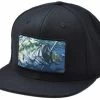 Huk Bass And Blue Flat Bill Trucker Hat