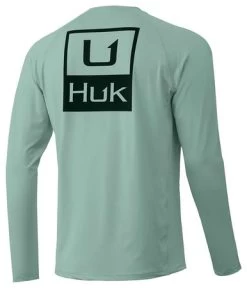Huk Hukd Up Pursuit Long Sleeve Shirt - Lichen - Medium