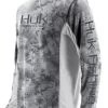 Huk Icon X Camo Long Sleeve Shirts -Visserij Vondsten huk icon x camo long sleeve shirts 75447.1651234524