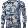 Huk Mossy Oak Fracture Vented Pursuit Long Sleeve Shirts -Visserij Vondsten huk mossy oak fracture vented pursuit long sleeve shirts 53092.1651451425