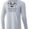 Huk Tuna Badge Pursuit Long Sleeve Shirts