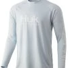 Huk Vented Pursuit Long Sleeve Shirt - Coastal Sky - Medium -Visserij Vondsten huk vented pursuit long sleeve shirt coastal sky m 70136.1651453901