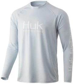 Huk Vented Pursuit Long Sleeve Shirt - Coastal Sky - Medium
