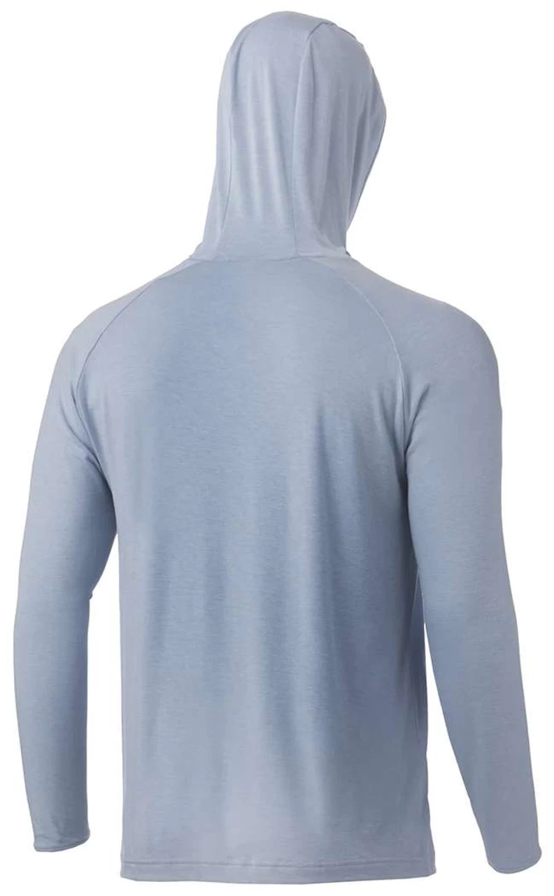 Huk Waypoint Hoodie - Blue Fog - Medium 4 Huk Waypoint Hoodie - Blue Fog - Medium - Image 2