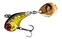 Jackall Deracoup Tail Spin Jig - 1/2oz - HL Gold Black