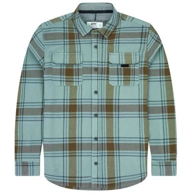 Jetty Arbor Flannel - Fog - Medium 3 Jetty Arbor Flannel - Fog - Medium