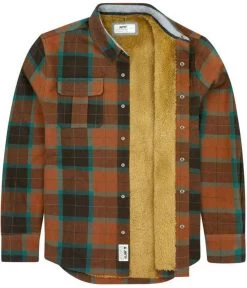 Jetty The Sherpa Jacket - Brown - Medium -Visserij Vondsten jetty f22sher mlflbr md the sherpa jacket 89605.1669728099