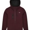Jetty Oyster Shell Jacket - Oxblood Black - X-Large