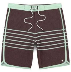 Jetty Sandbar Hybrid Boardshort - Oxblood/Black - 36