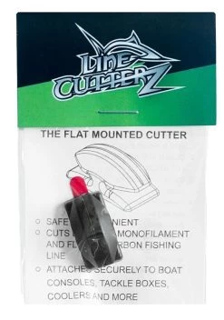 Line Cutterz Flat Mount Cutter - Black -Visserij Vondsten line cutterz flat mount cutter black 89592.1651244449