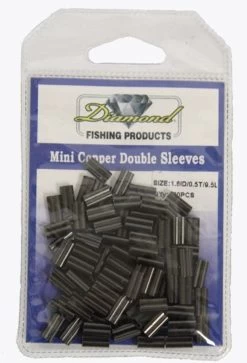 Momoi Diamond Mini Copper Double Sleeves - 50 Pack -Visserij Vondsten momoi diamond mini copper double sleeves 50 pack 35805.1651076087