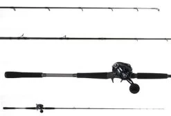 Ocean Tackle International Pitch Black Inshore OTI-PBI701MHFA/Daiwa Lexa LX-HD3000-H-P Combo