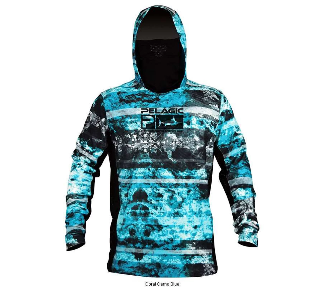Pelagic Exo-Tech Long Sleeve Hooded Shirt W/ Face Shield 5 Pelagic Exo-Tech Long Sleeve Hooded Shirt W/ Face Shield - Image 3
