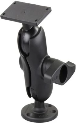 RAM MOUNTS RAM RAM-D-202-25-C-202U 2.25" Ball Mount W/ 3.68" Round/Rect. Bases