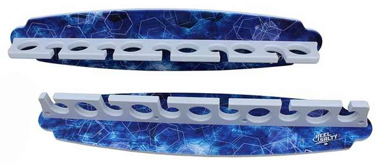 Reel Salty Waterproof 11 Fishing Rod Wall/Ceiling Rack - Deep Blue 5 Reel Salty Waterproof 11 Fishing Rod Wall/Ceiling Rack - Deep Blue - Image 3