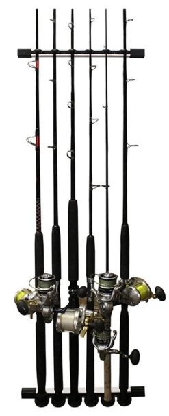 Rush Creek Creations 3-in-1 All Weather 6 Rod Wall/Ceiling Rack