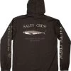 Salty Crew Bruce Snap Jacket - Black - X-Large