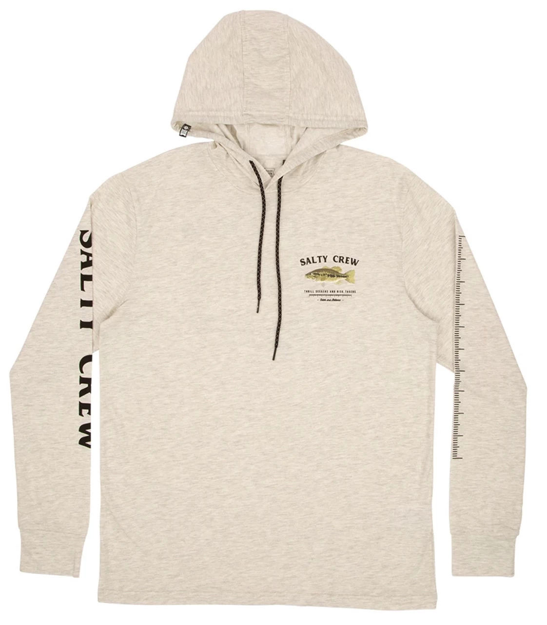 Salty Crew Green Bass Hood Tech T-Shirt 3 Salty Crew Green Bass Hood Tech T-Shirt