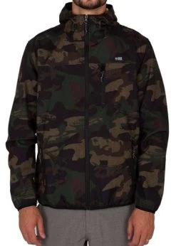 Salty Crew Headwind Packable Jacket - Camo - X-Large