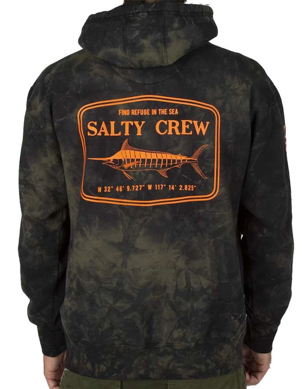 Salty Crew Stealth Tie Dye Fleece 6 Salty Crew Stealth Tie Dye Fleece - Image 4