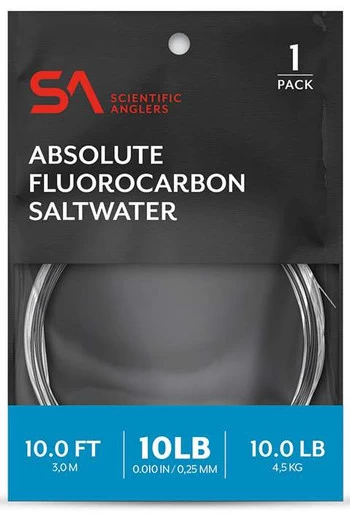 Scientific Anglers Absolute Fluorocarbon Saltwater Leader - 10ft 3 Scientific Anglers Absolute Fluorocarbon Saltwater Leader - 10ft