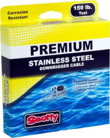 Scotty Premium Stainless Steel Replacement Downrigger Cables 3 Scotty Premium Stainless Steel Replacement Downrigger Cables