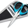Shimano Brutas Silver Nickel 5in Braid Scissors W/ Sheath -Visserij Vondsten shimano brutas silver nickel 5in braid scissors 49221.1651361620