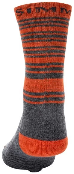 Simms Merino Lightweight Hiker Sock - Carbon - Medium -Visserij Vondsten simms merino lightweight hiker sock carbon m 45914.1651370922