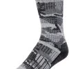 Simms Merino Midweight Hiker Sock - Hex Flo Camo Carbon - X-Large