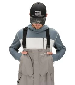 Simms Challenger Fishing Bib - Steel - 3X-Large -Visserij Vondsten simms pg 12907 challenger fishing bib steel 3xl 12566.1651267912