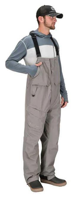 Simms Challenger Fishing Bib - Steel - 3X-Large -Visserij Vondsten simms pg 12907 challenger fishing bib steel 3xl 32221.1651267912