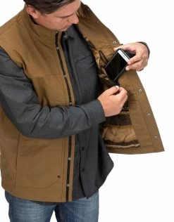 Simms PG-13086 Dockwear Vest - Dark Bronze - X-Large -Visserij Vondsten simms pg 13086 dockwear vest dark bronze xl 62824.1651369920