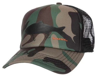 Simms Throwback Trucker Hat - Woodland Camo 3 Simms Throwback Trucker Hat - Woodland Camo
