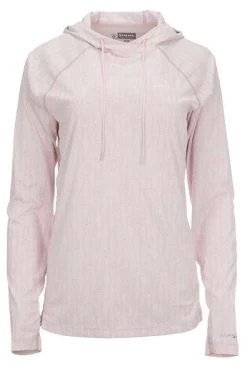 Simms Womens Bugstopper Solarflex Hoody - Lily Pad Cloud Pink